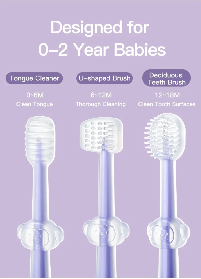 Baby Silicone Toothbrush with Case
