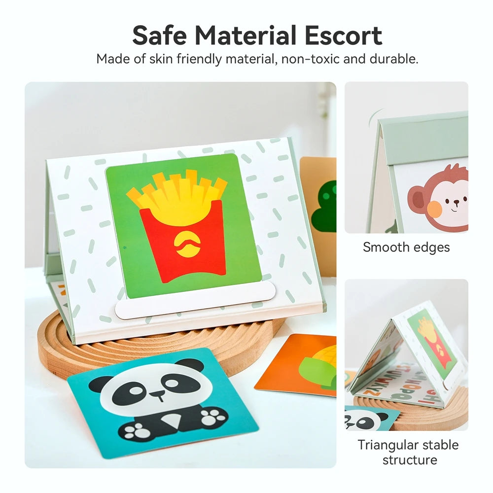 Newborn Tummy Time Mirror – Montessori Activity Toy