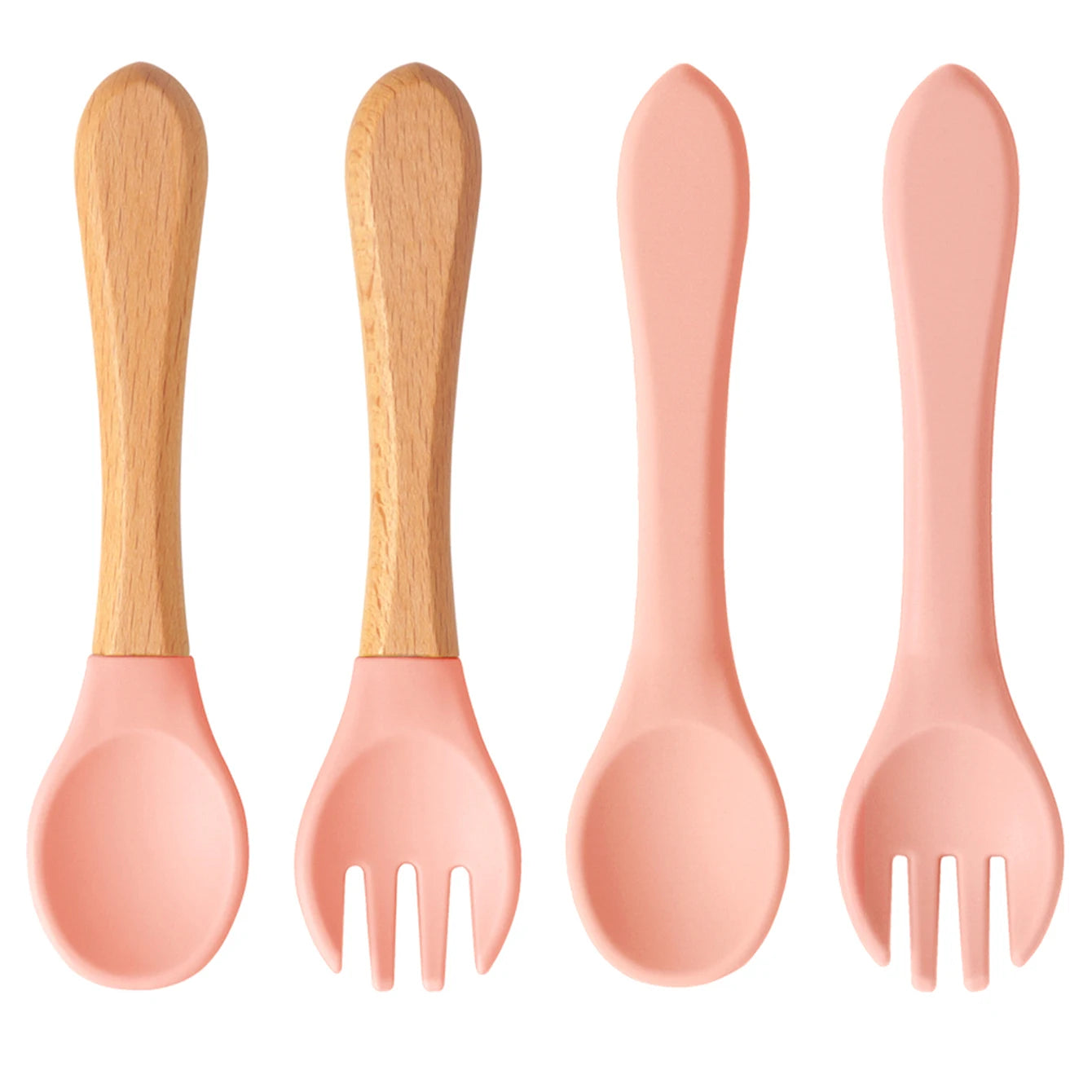 Color Kids 4PCS Silicone Baby Feeding