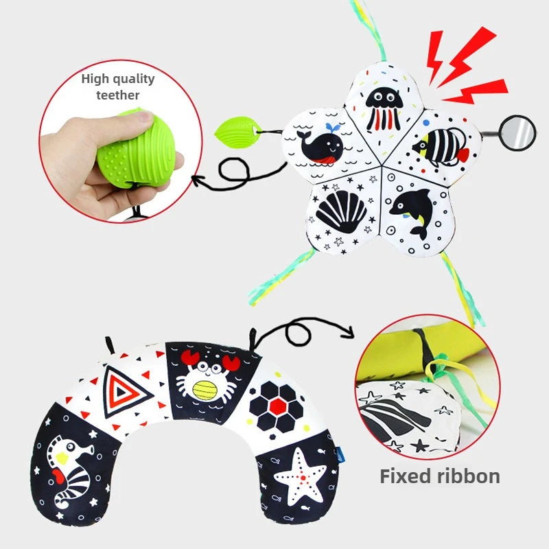 Black & White Montessori Tummy Time Toy