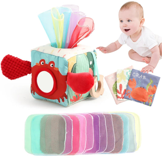 Baby Magic Tissue Box – Montessori Sensory Toy