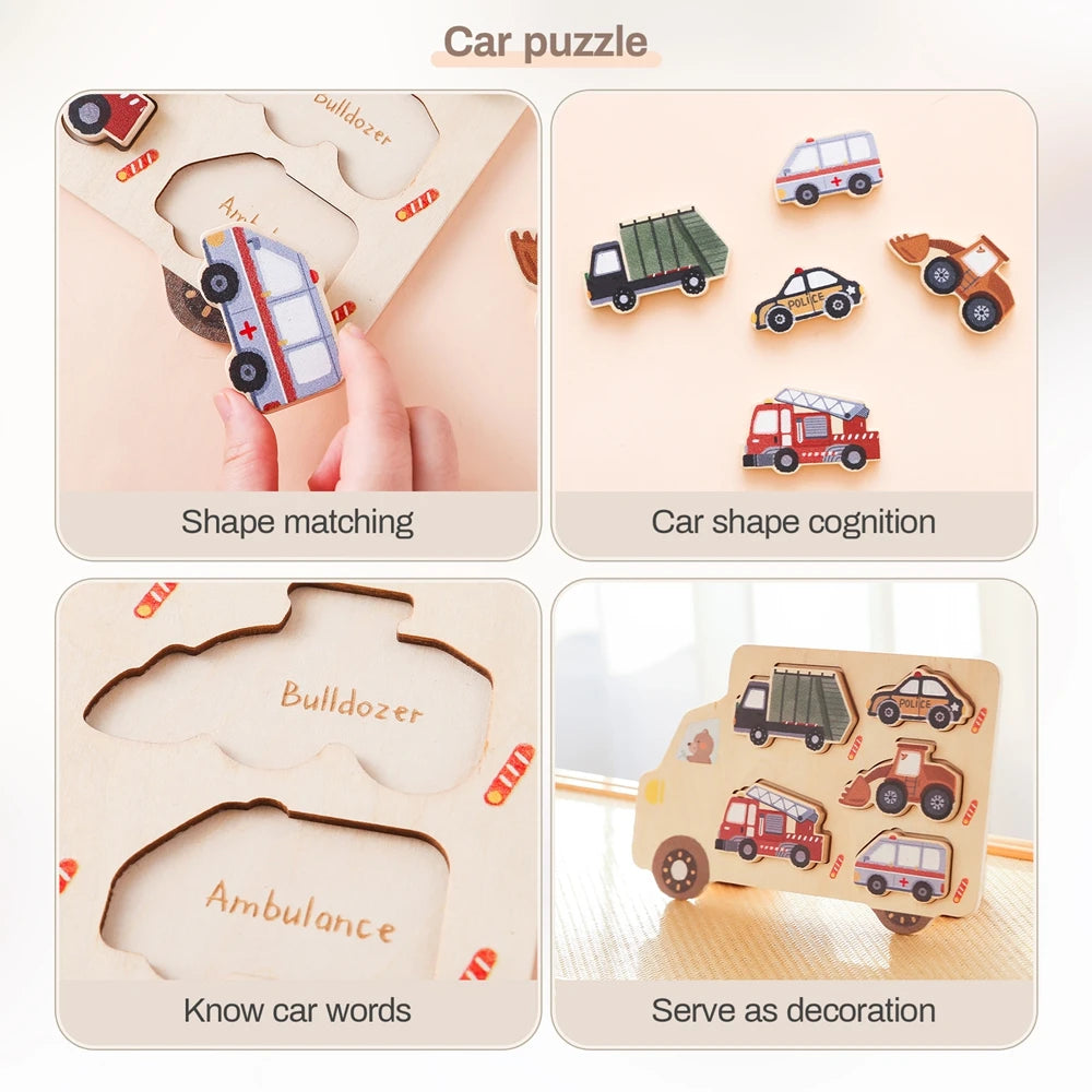 Montessori Wooden Puzzle Toy Set