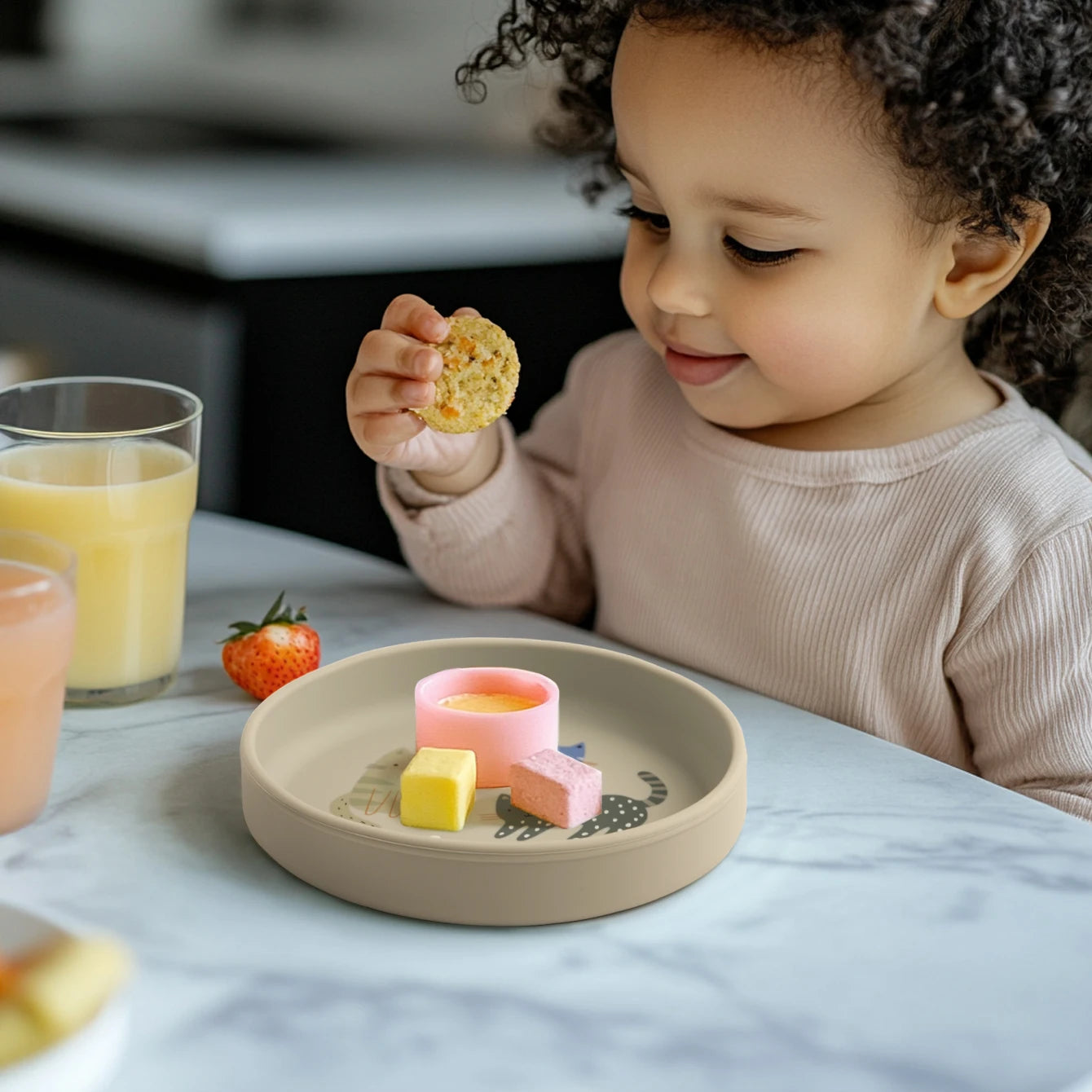 Dinosaur Silicone Baby Plate BPA Free