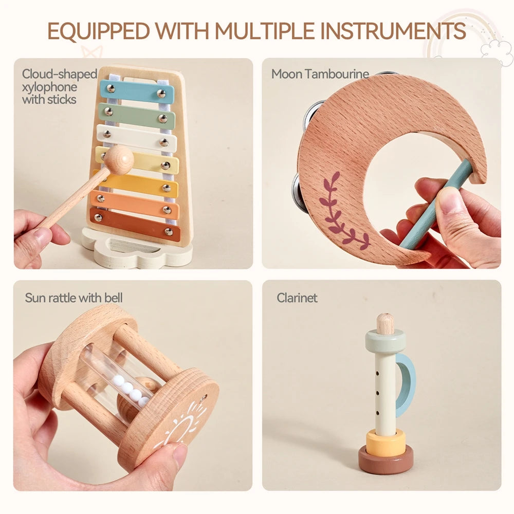 Wooden Musical Instruments – Educational Toy for Kids