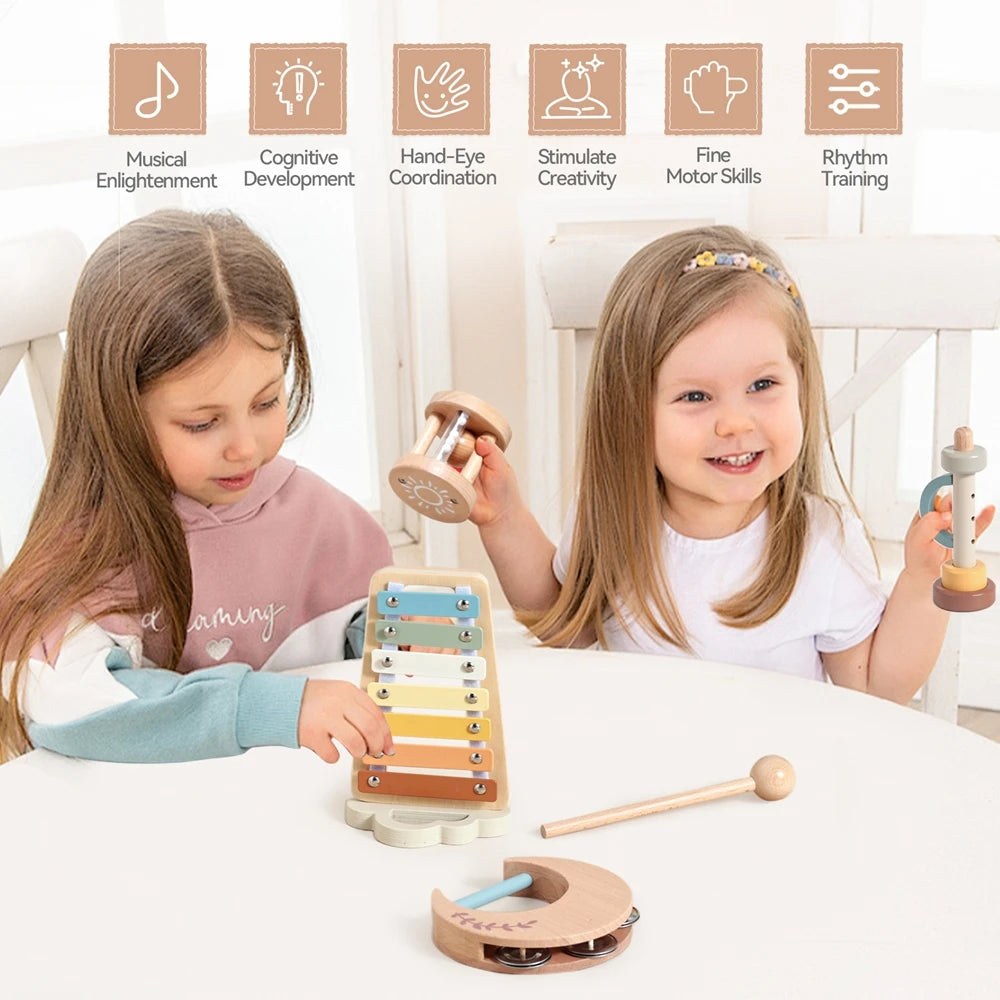 Wooden Musical Instruments – Educational Toy for Kids