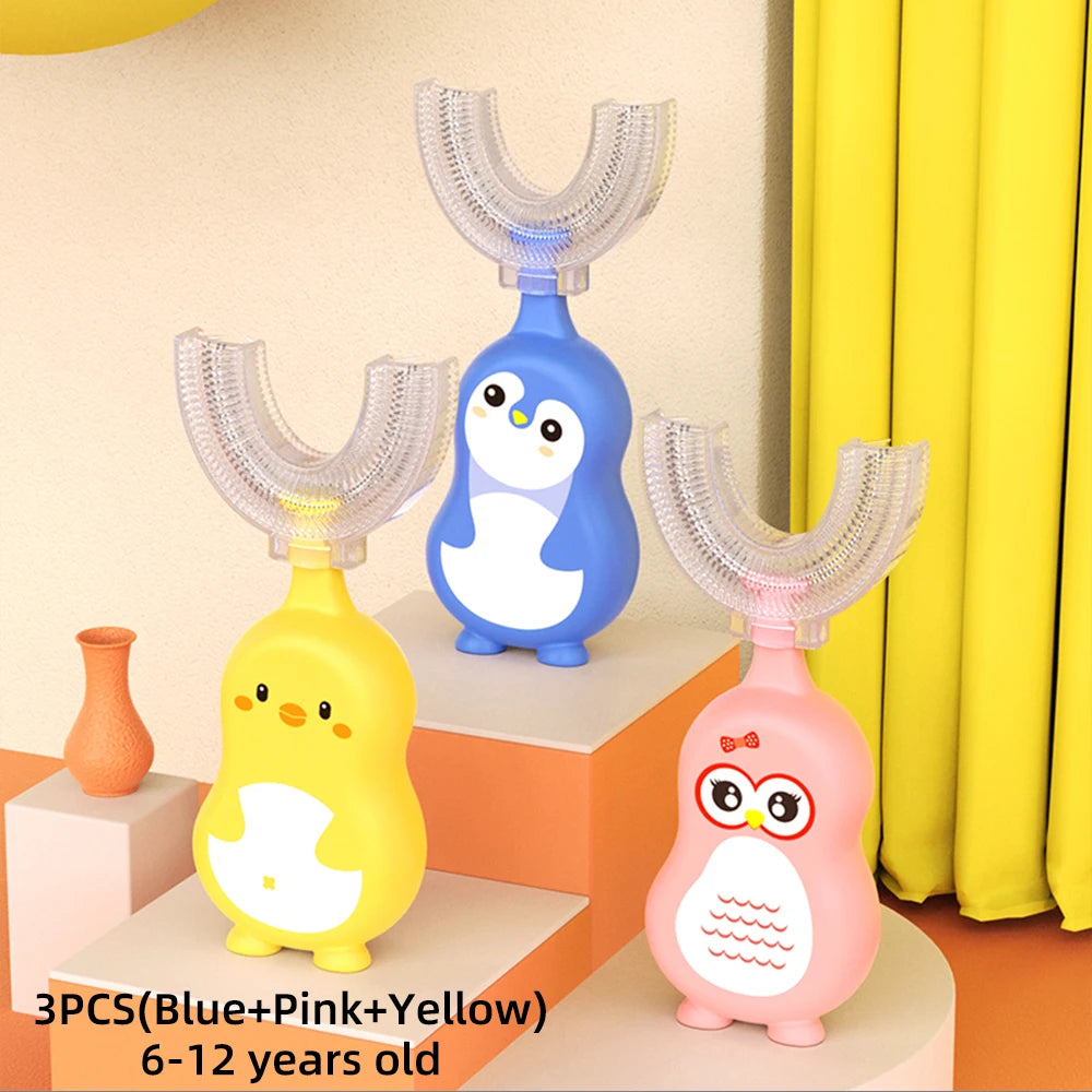 U-Shape Kids Silicone Toothbrush