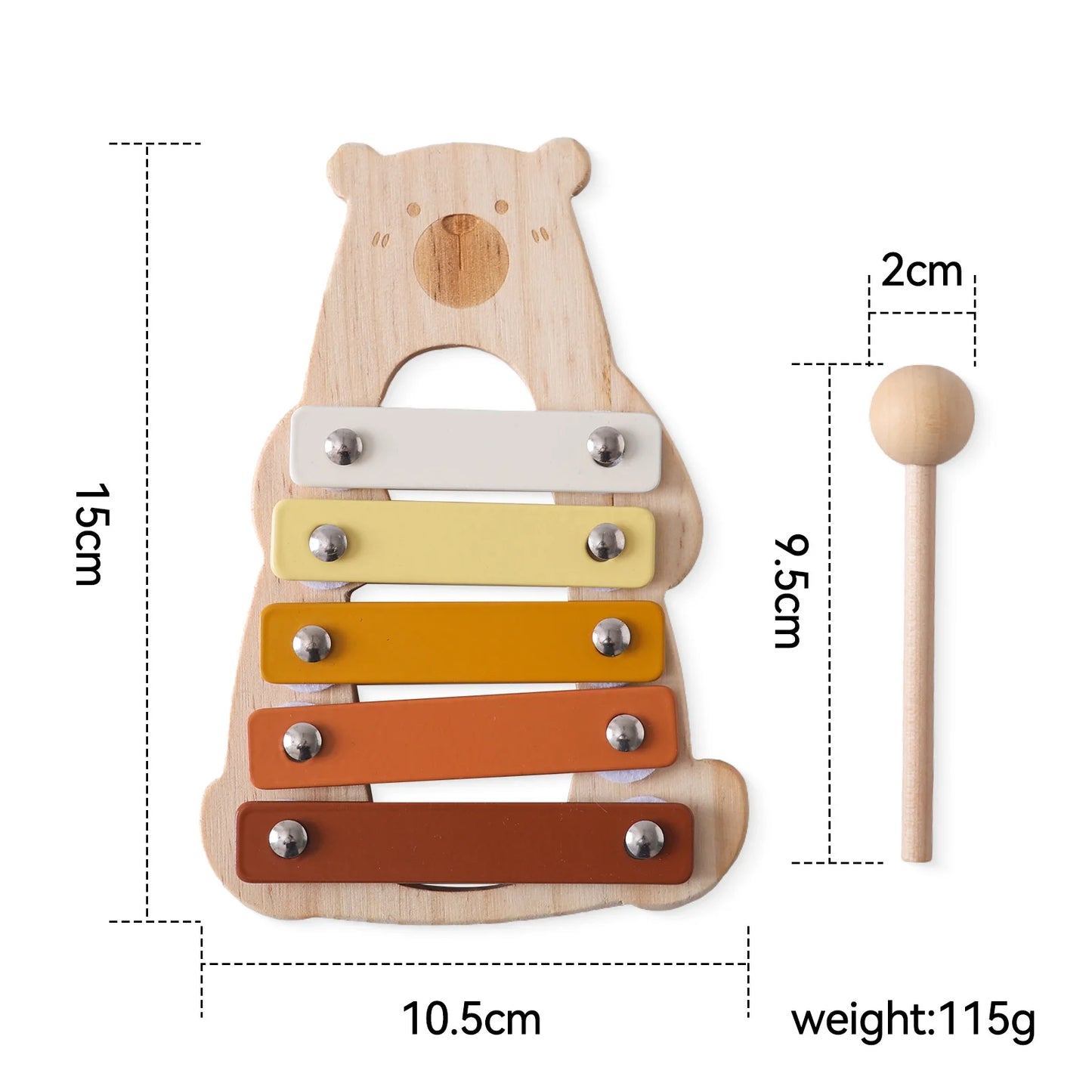 Baby Musical Instrument Set – Montessori Wooden Toys