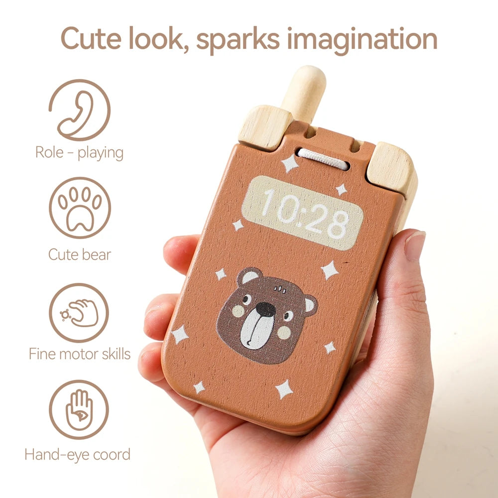 Cartoon Flip Toy Phone for Babies