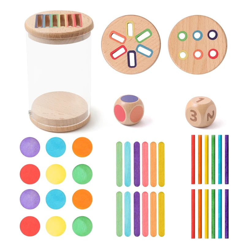 Baby Silicone Educational Toy – Color Sorting Game