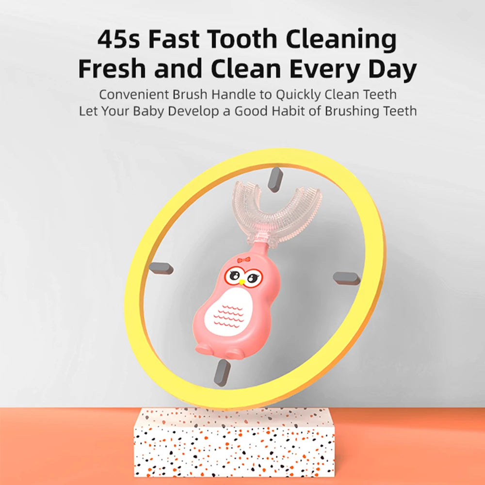 U-Shape Kids Silicone Toothbrush