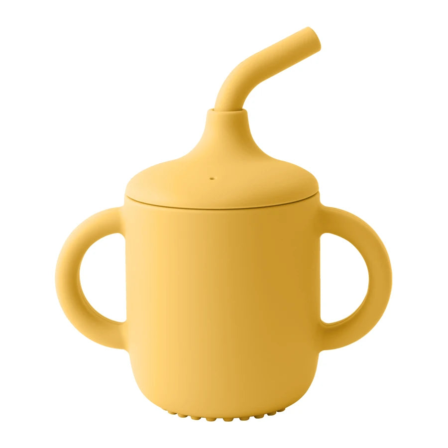 Baby Drinking Cup Portable Straw