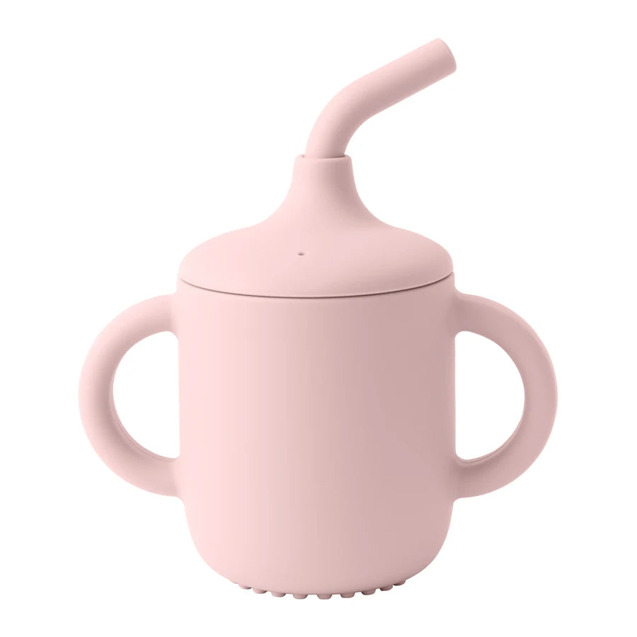 Baby Drinking Cup Portable Straw