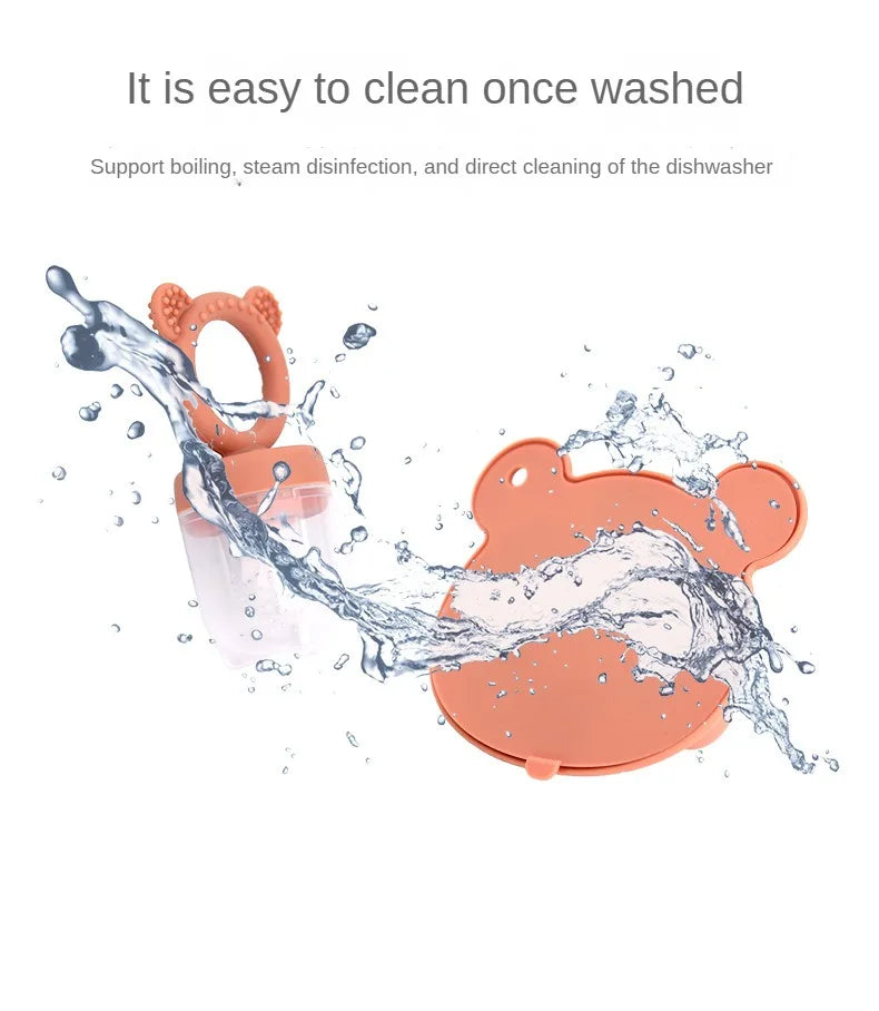 Bear Silicone Baby Food Freezer Set