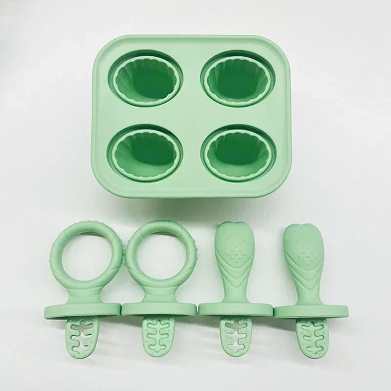 Silicone Baby Teether Ice Pop Mold