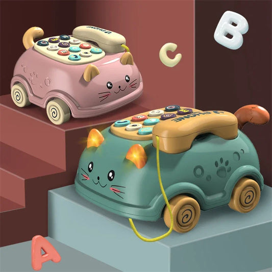 Musical Baby Phone Toy – Interactive Learning & Montessori Gift