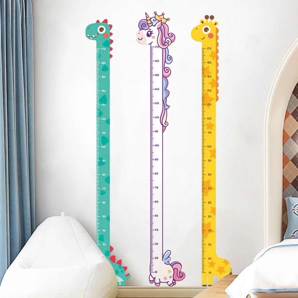 Kids Cartoon Height Growth Wall Sticker