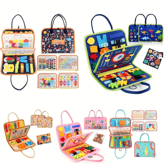 Montessori Busy Board Sensory Toy for Kids