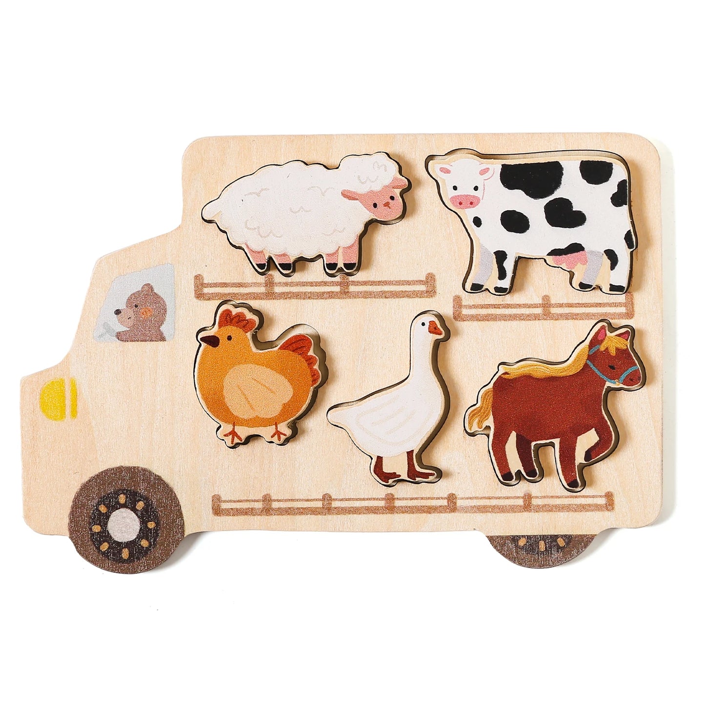 Montessori Wooden Puzzle Toy Set