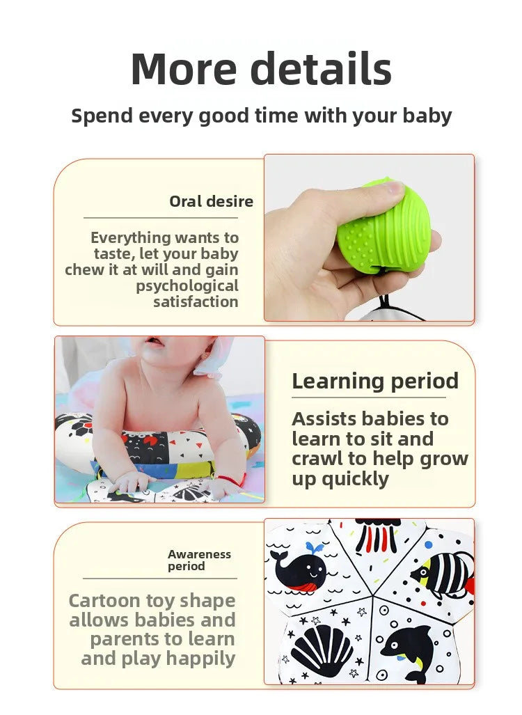Black & White Montessori Tummy Time Toy