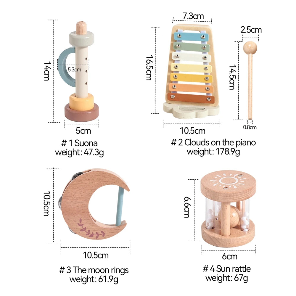 Wooden Musical Instruments – Educational Toy for Kids