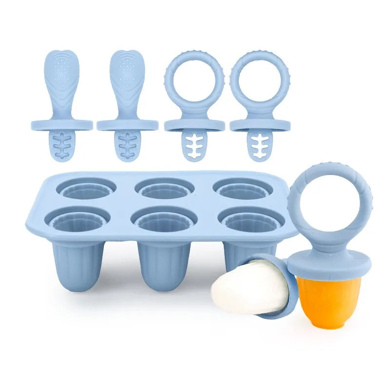 Silicone Baby Teether Ice Pop Mold
