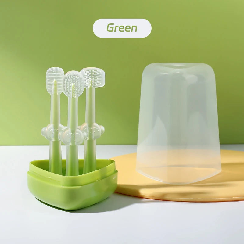 Baby Silicone Toothbrush with Case