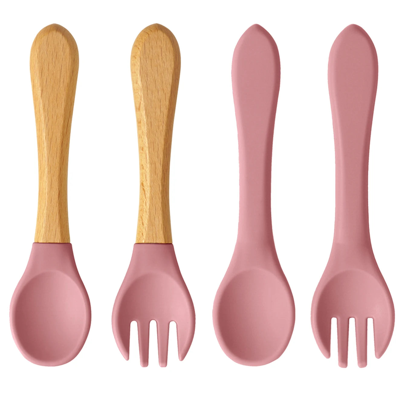 Color Kids 4PCS Silicone Baby Feeding