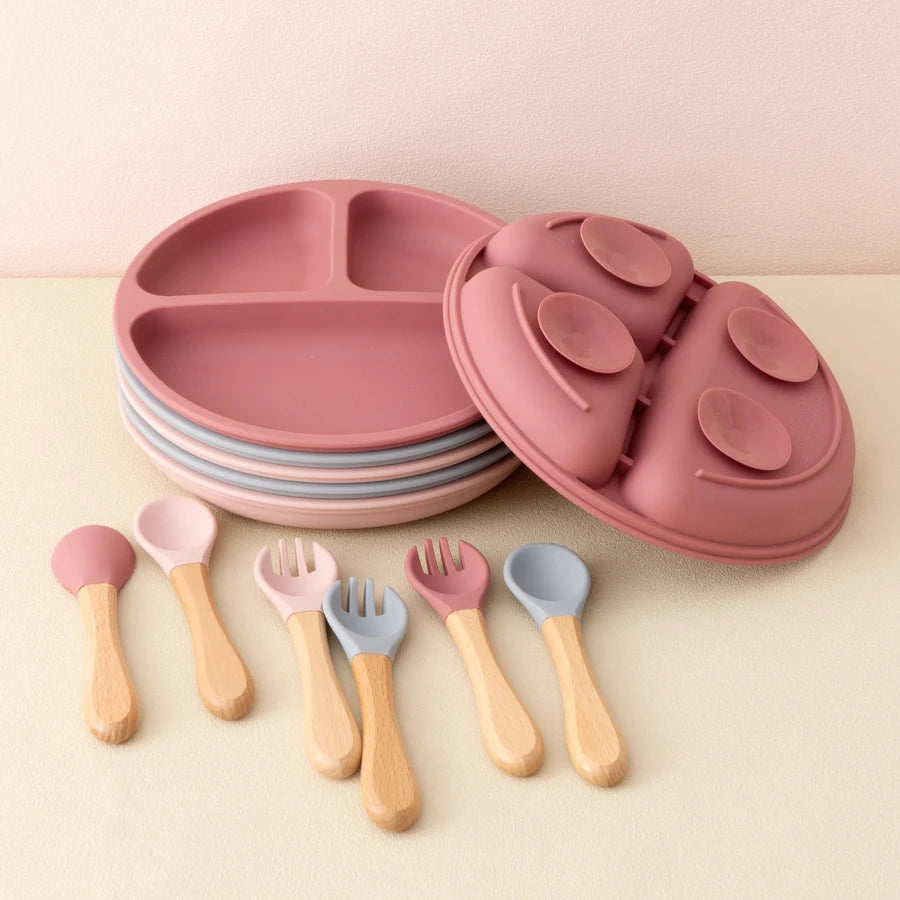 Silicone Baby Feeding Set – BPA Free Tableware for Kids