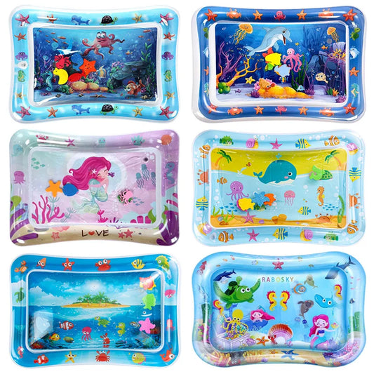 Baby Inflatable Water Play Mat – Tummy Time Activity Toy