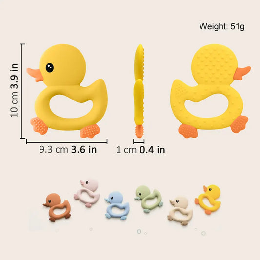 Baby Teething Toy – Silicone Duck