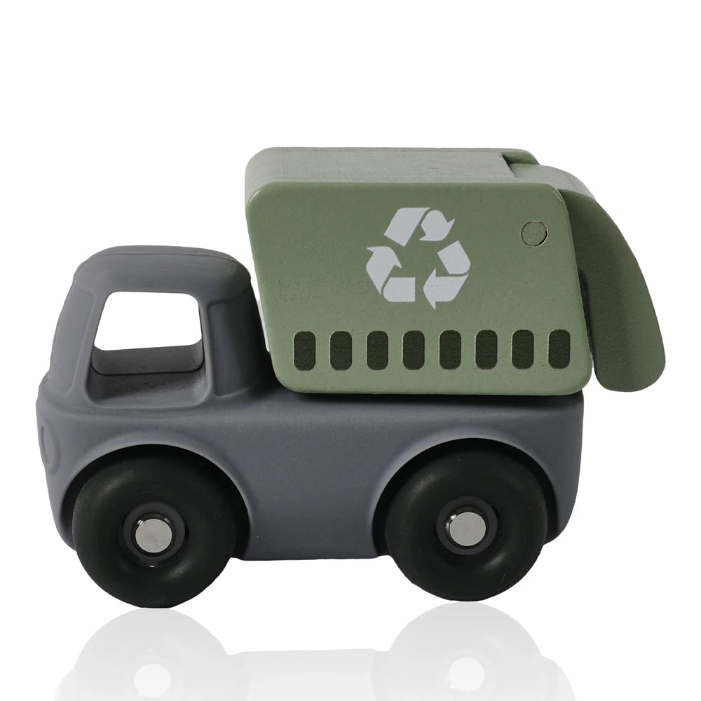 Silicone Car Teether – Montessori Baby Toy Vehicle Set