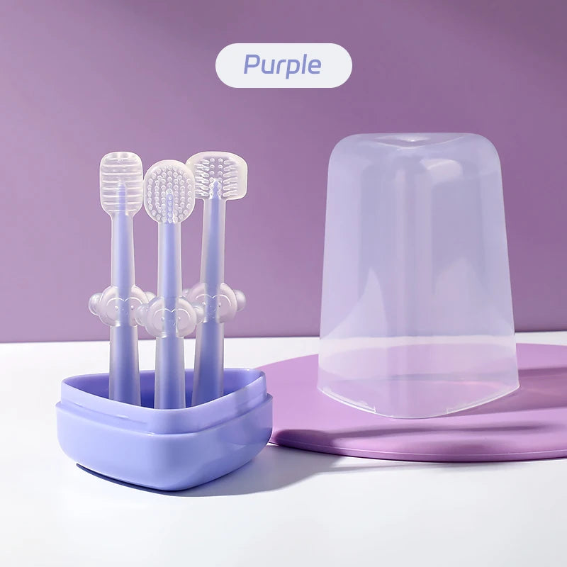 Baby Silicone Toothbrush with Case