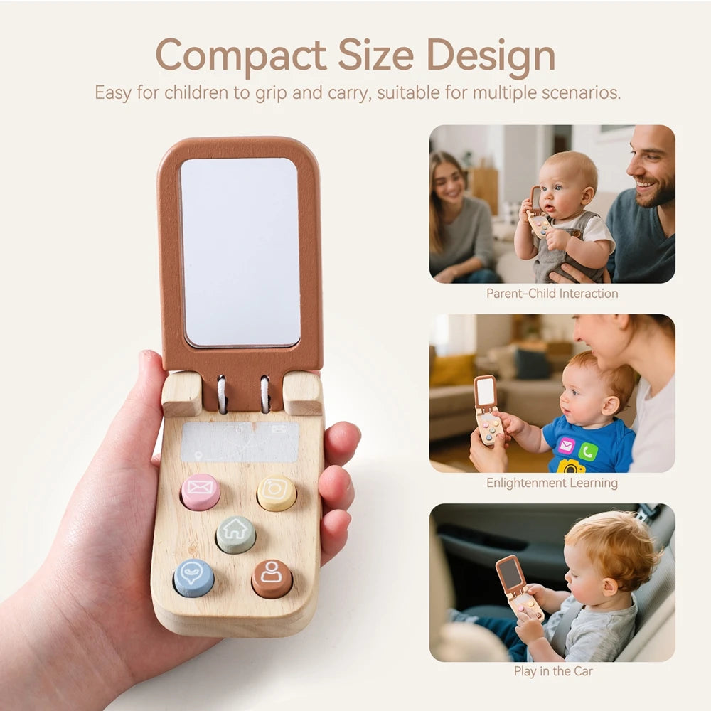 Cartoon Flip Toy Phone for Babies