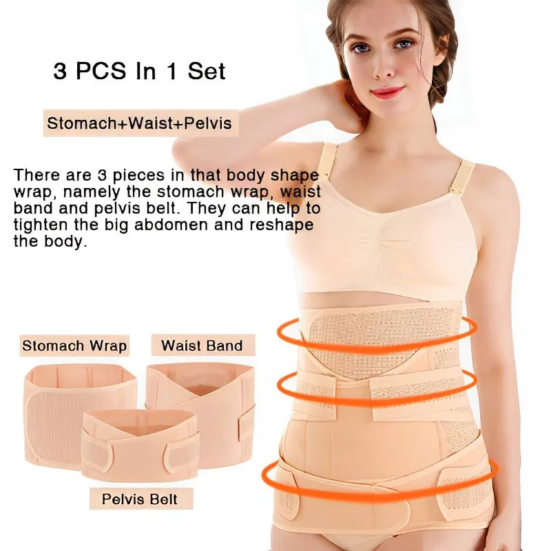 Tummy & Pelvis Recovery Belt – 3-in-1 Postpartum Corset