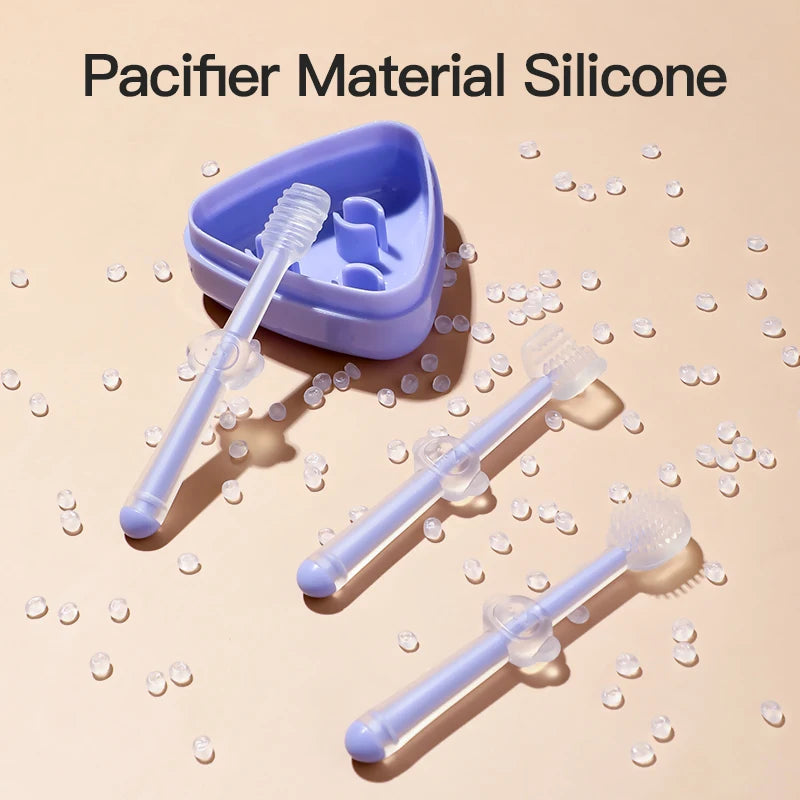 Baby Silicone Toothbrush with Case