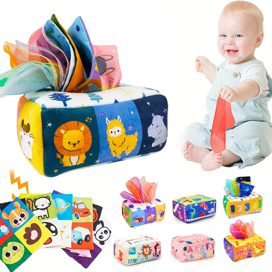 Montessori Sensory Tissue Box Toy