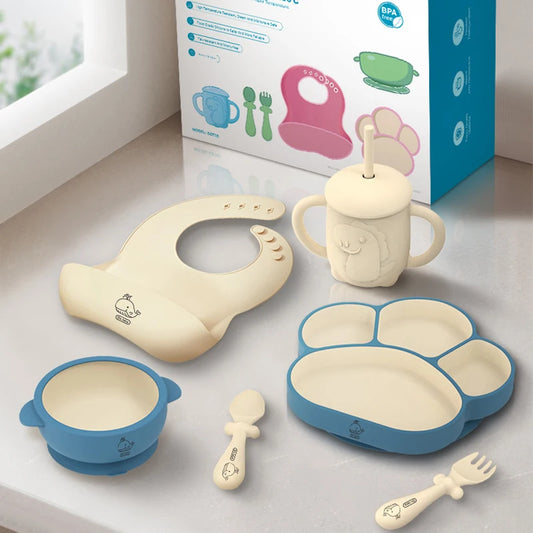 Kids Silicone Tableware Set – Baby Dinnerware