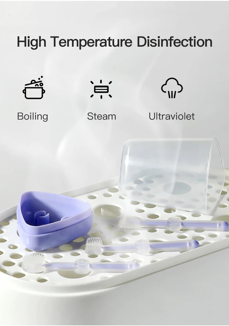 Baby Silicone Toothbrush with Case