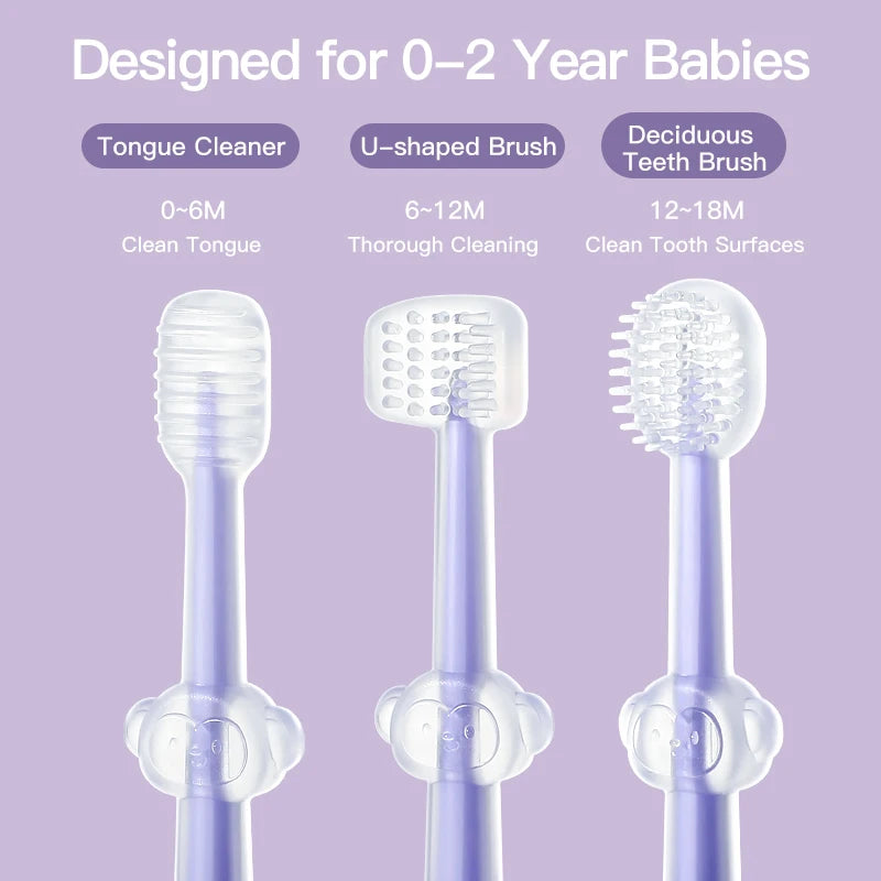 Baby Silicone Toothbrush with Case