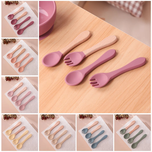 Silicone baby tableware
