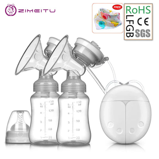 ZIMEITU Double Electric Breast Pump Set