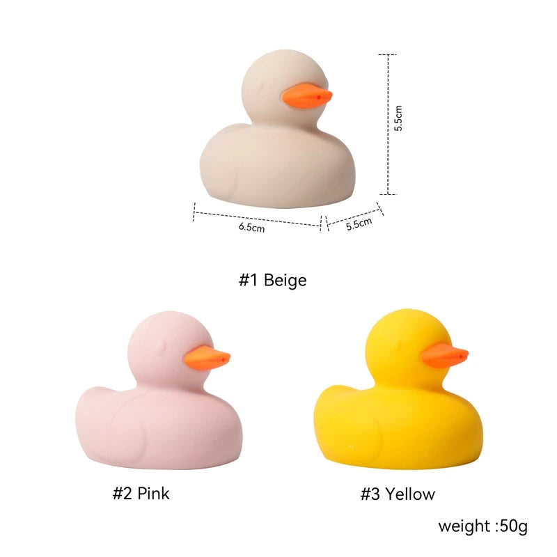 Montessori Duck Bath Toy – Squeaky Water Play Gift