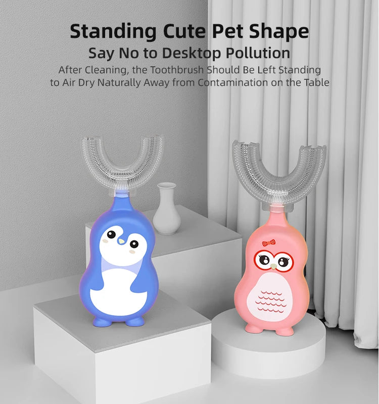 U-Shape Kids Silicone Toothbrush