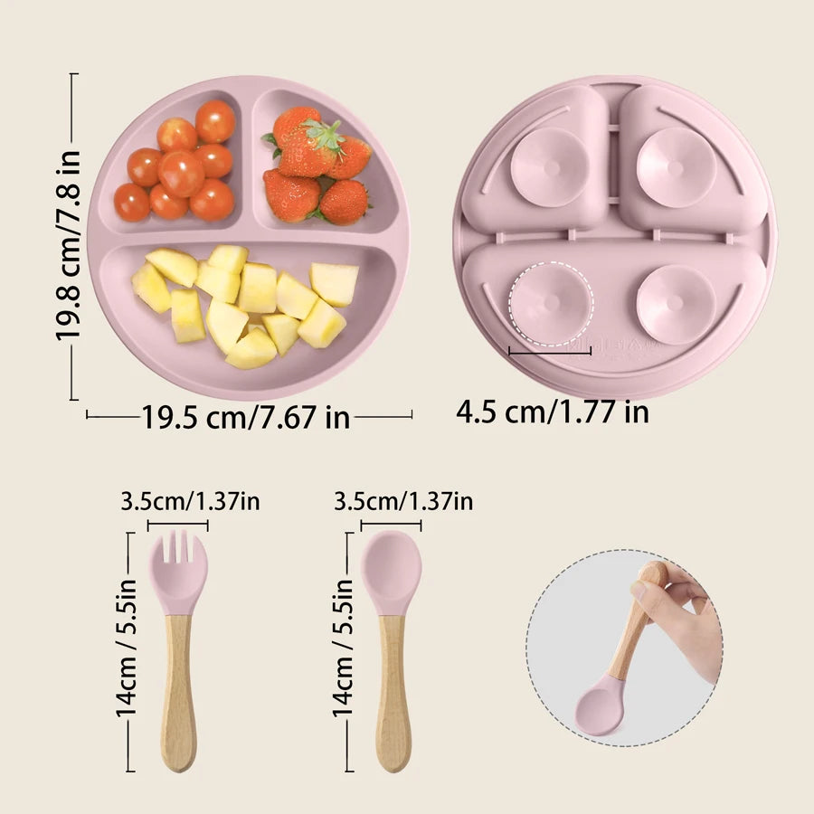 Silicone Baby Feeding Set – BPA Free Tableware for Kids