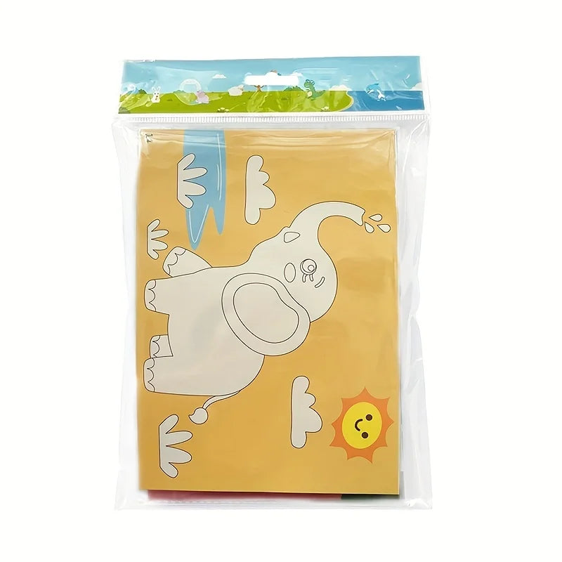 3D Foam Educational Art Sticker Set