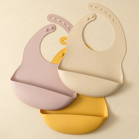 Baby Silicone Bib – Waterproof & Easy Clean