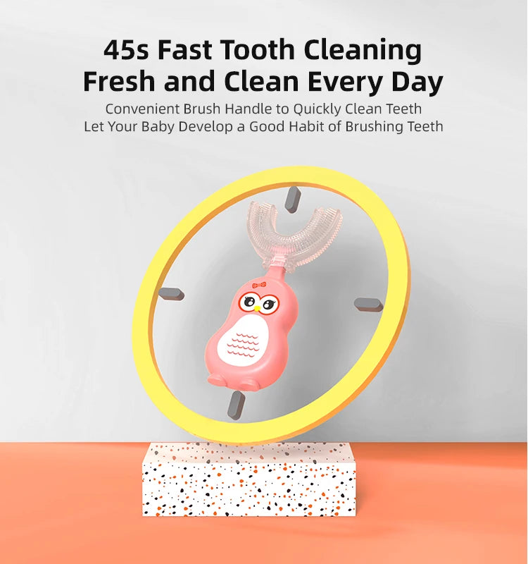 U-Shape Kids Silicone Toothbrush