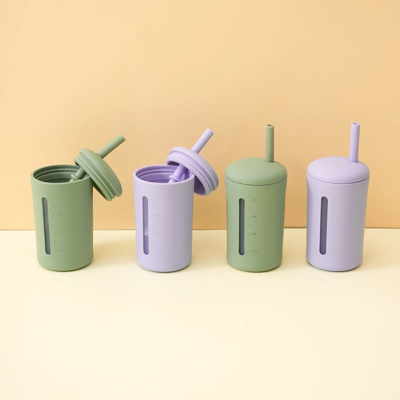 Silicone Straw Cup For Kids BPA free