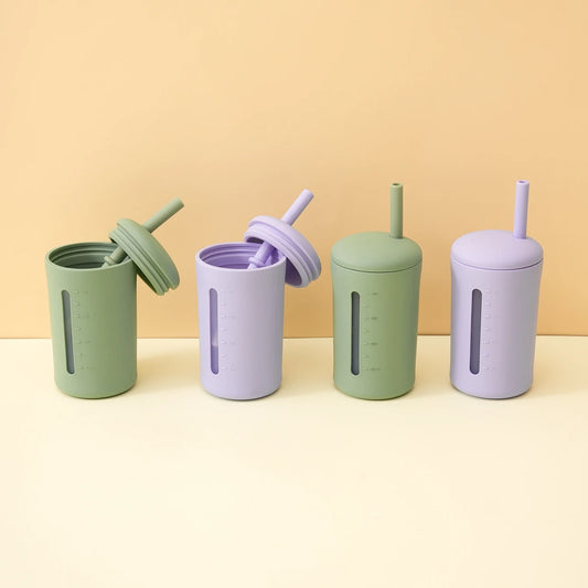 Silicone Straw Cup For Kids BPA free
