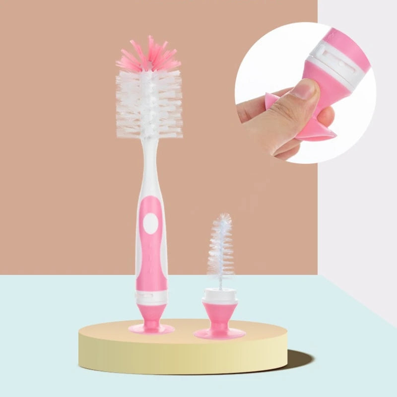 2-in-1 Baby Bottle Cleaning Brush